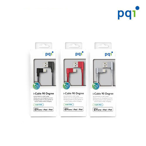 PQI i-Cable 90° 雙彎頭傳輸線 30cm