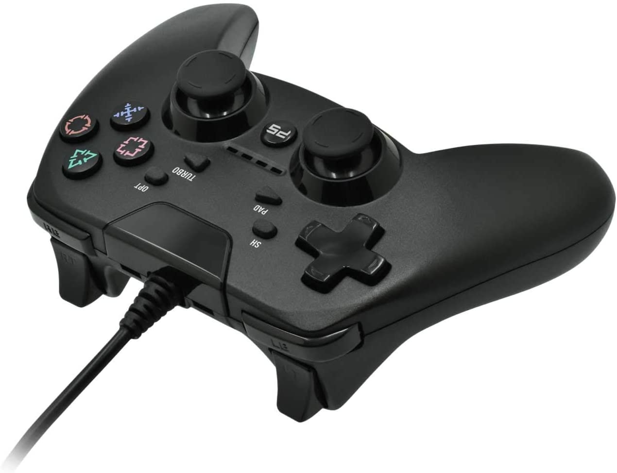 PS4 PS3 PC A'class 輕量連發手把 黑色 (SASP-0580)