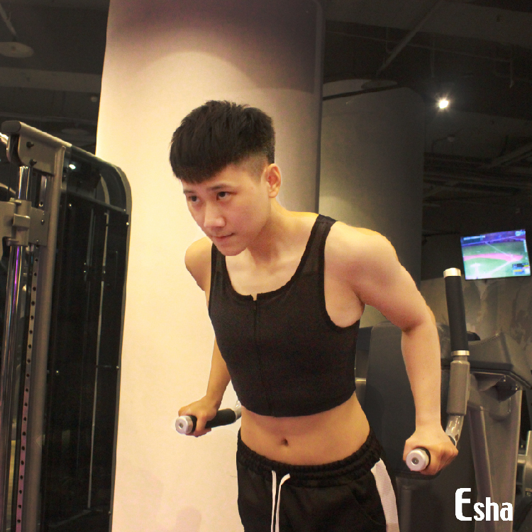 FREE拉鍊短版-大尺碼束胸【E006B】