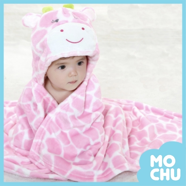 法蘭絨長頸鹿抱被(兩色)