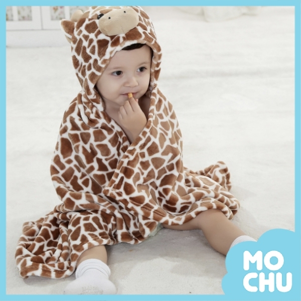 法蘭絨長頸鹿抱被(兩色)