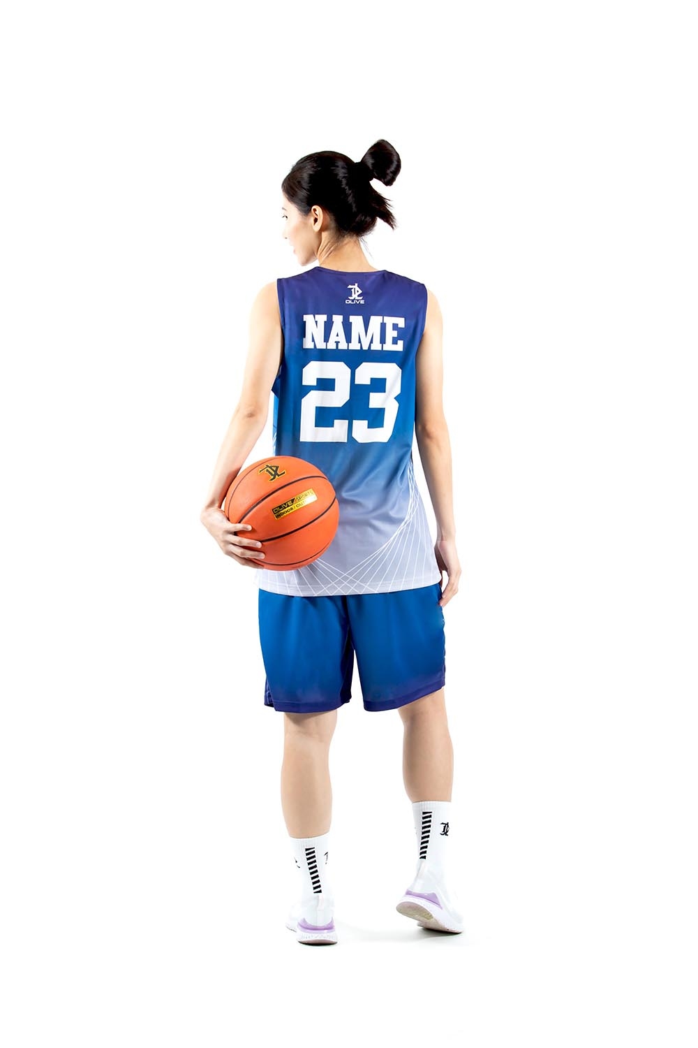 單面昇華V領籃球服 - 空中樓閣