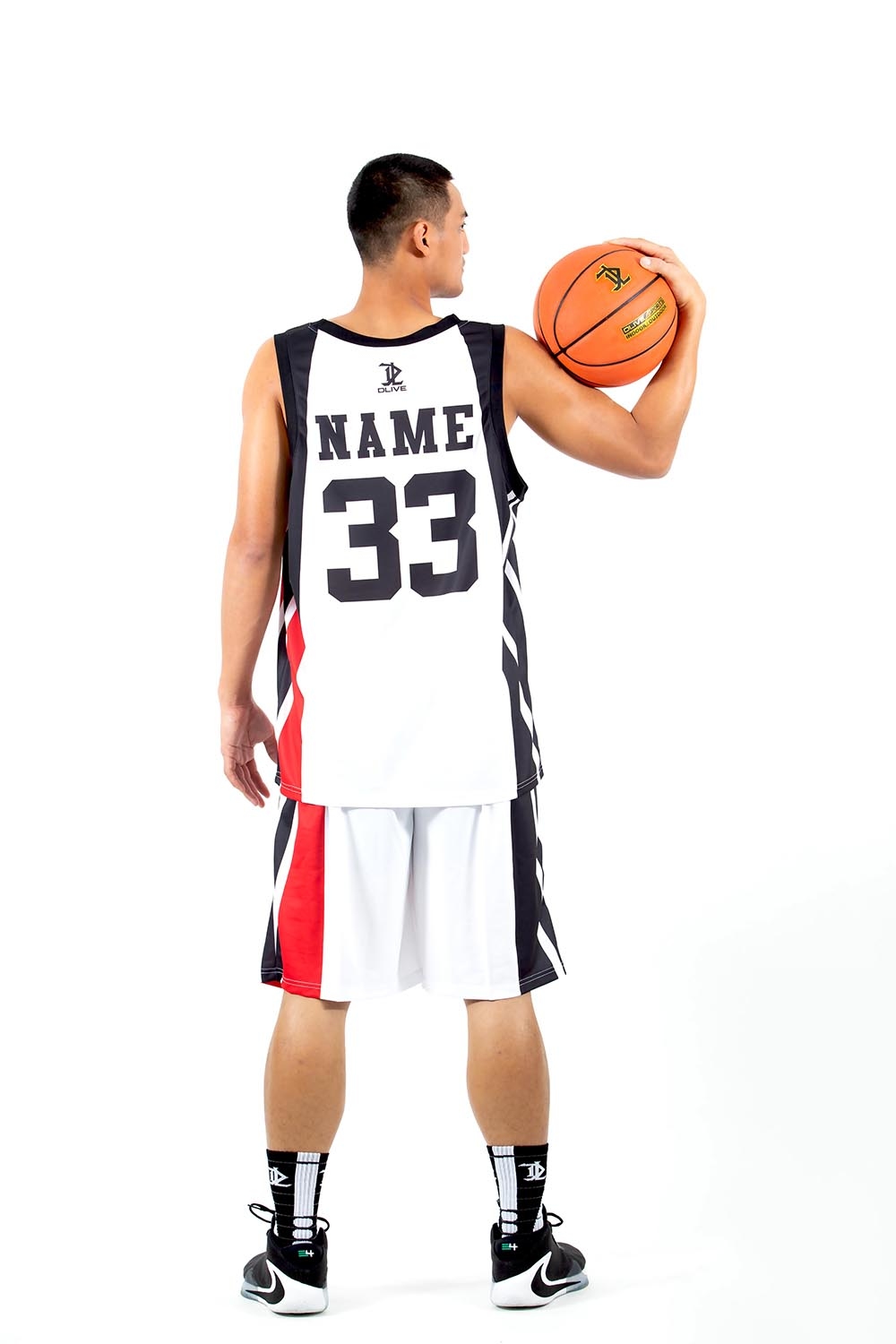 單面昇華圓領籃球服 - 奧德里奇