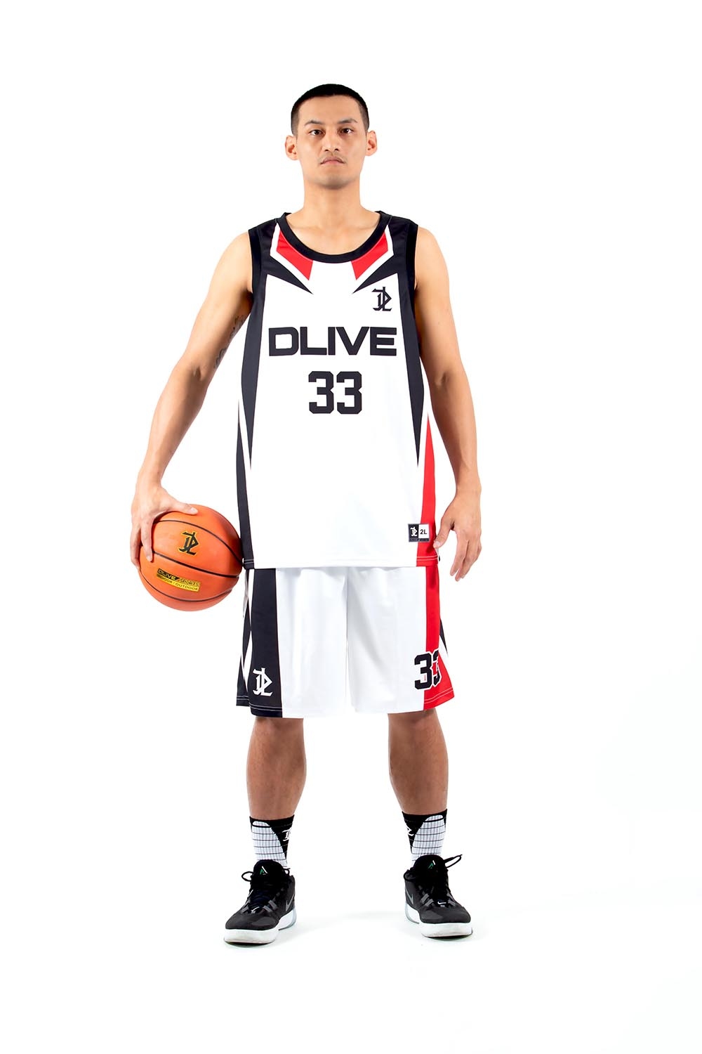 單面昇華圓領籃球服 - 奧德里奇