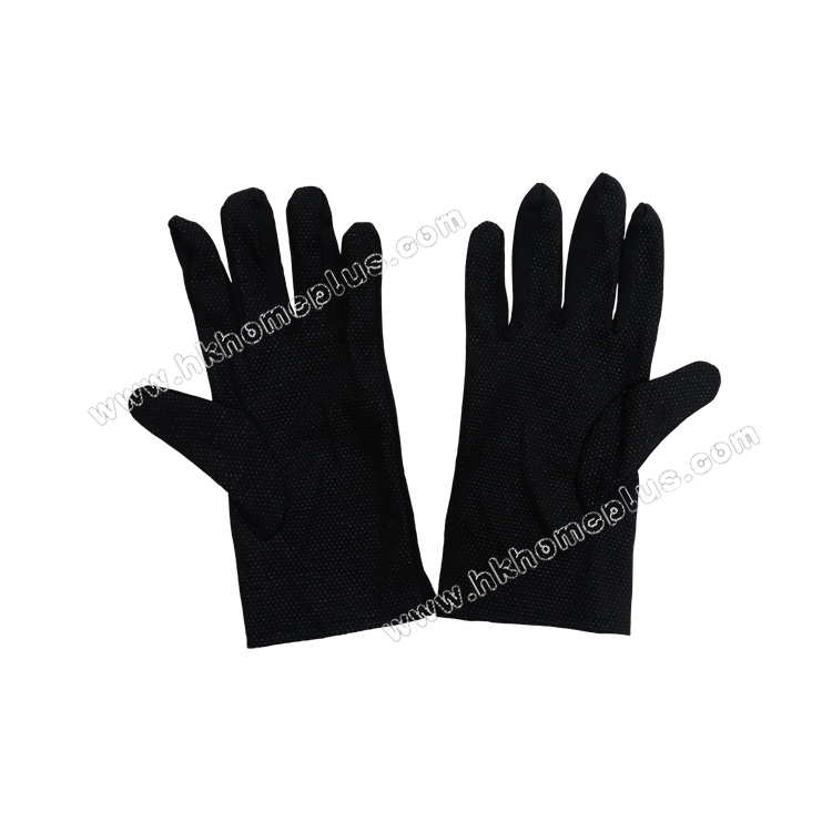 3對裝 黑色防滑尼龍手套