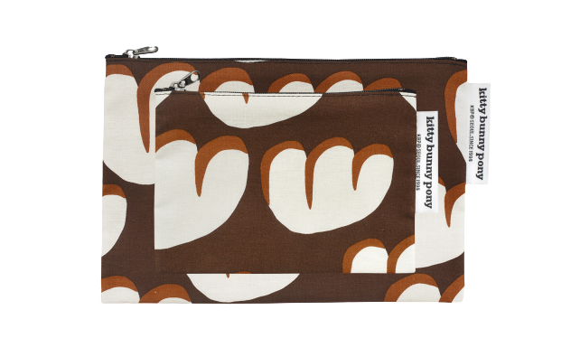 kbp Bread Pouch（麵包圖案）小布包一套（中、小型各一個）