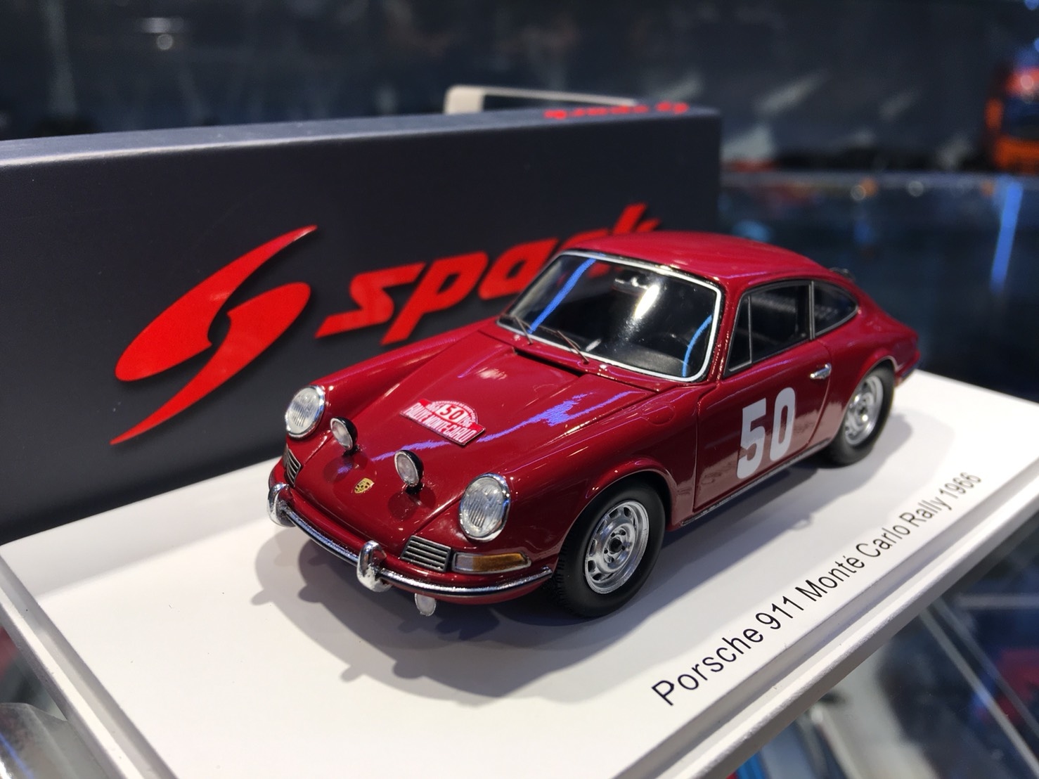 ミニカー 1/43 Porsche 911 60th Anniversary/Spark Spark S6604 Porsche 911 #50 Monte Carlo Rally 1/43