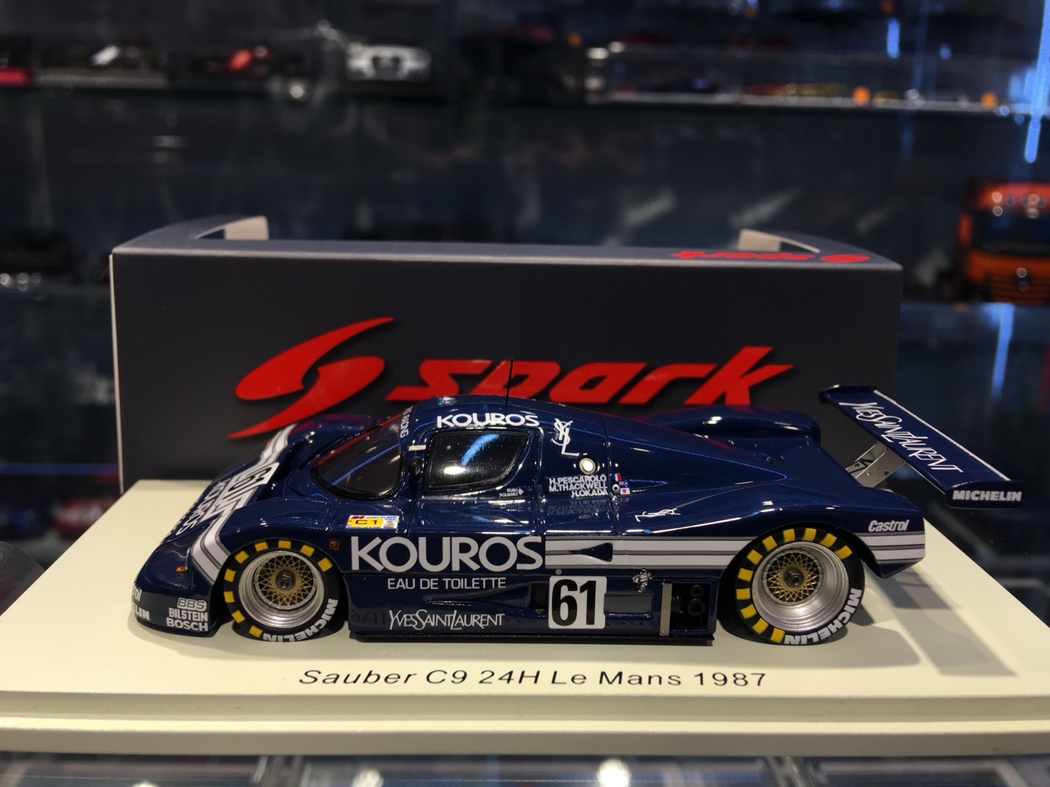 Spark S1257 Sauber C9 #61 24H Le Mans 1987 1/43