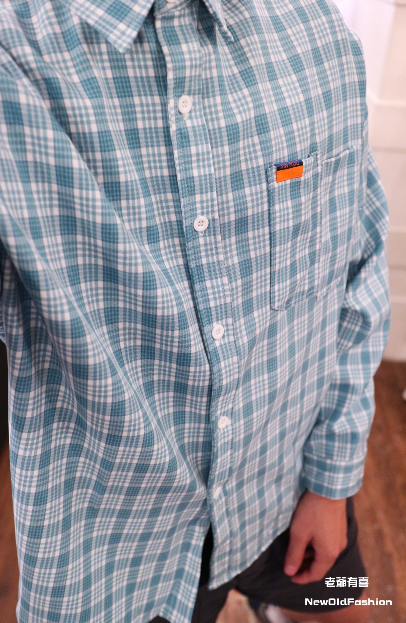 『新品上市』小橘標高低口袋格紋襯衫(NOF2009C200)