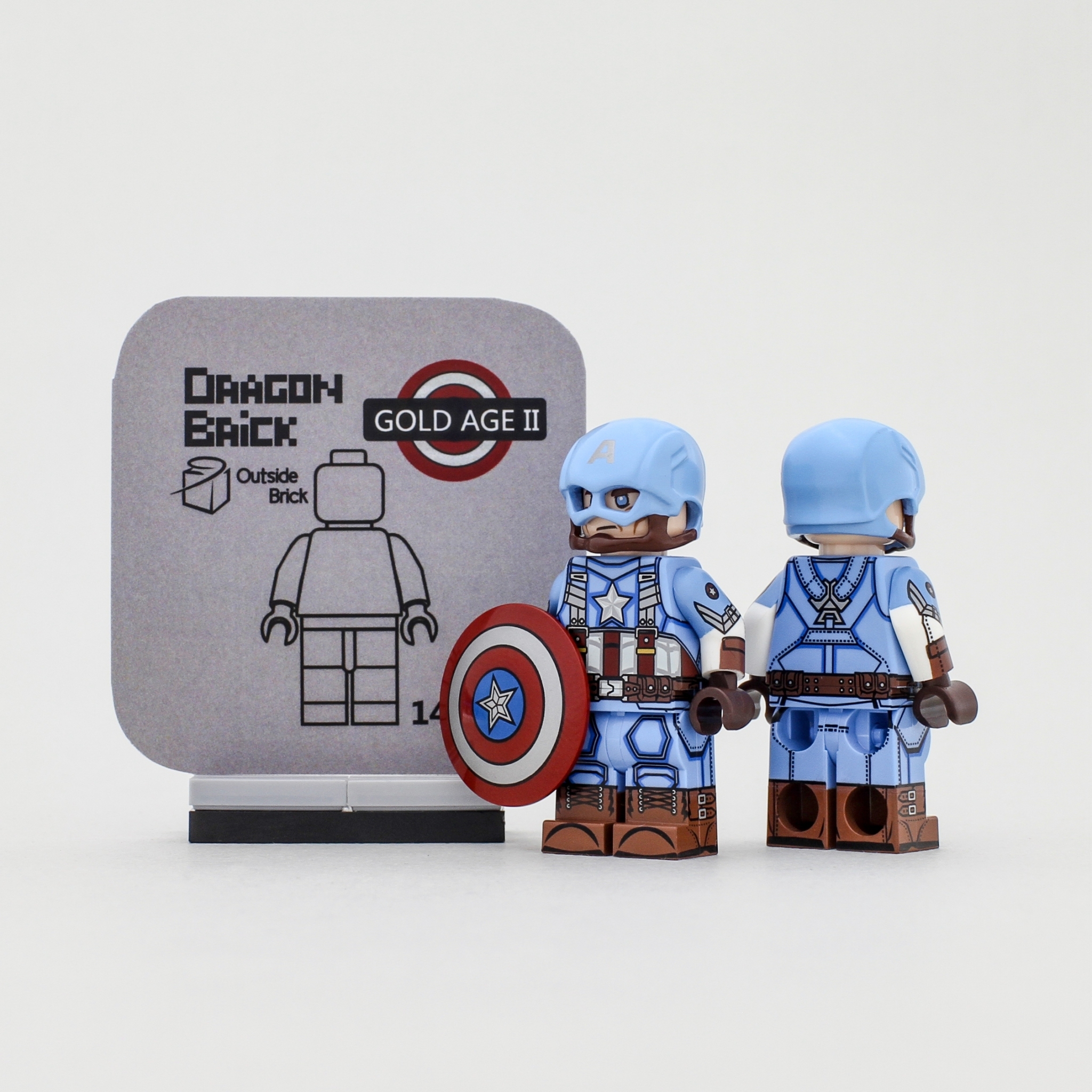 [Dragonbrick] 龍牌 gold age II 美隊