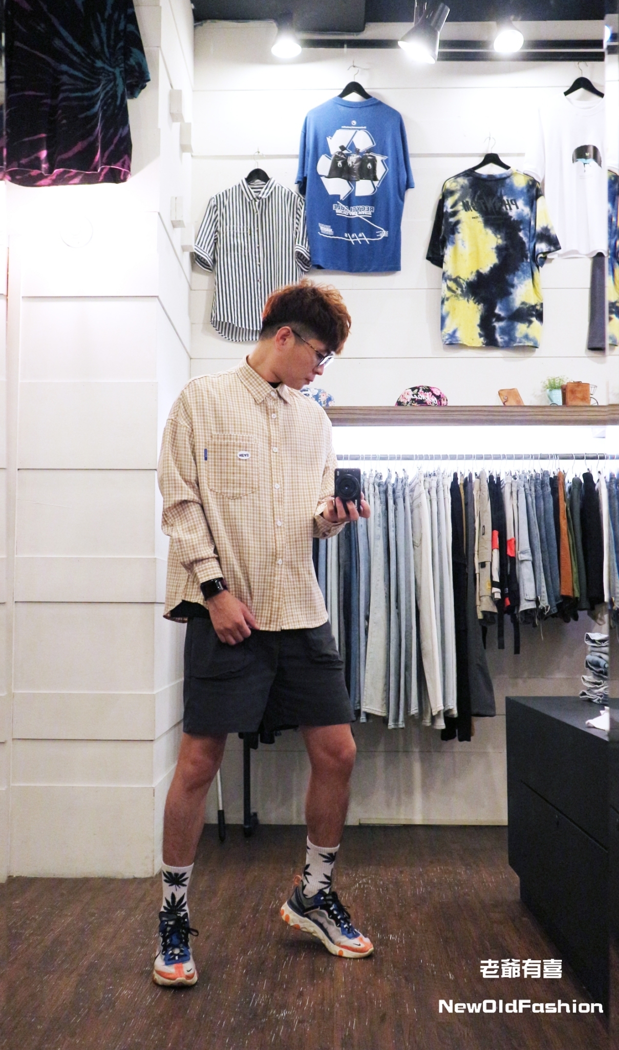 『新品上市』NEAS雙層口袋格紋襯衫(NOF2009C202)