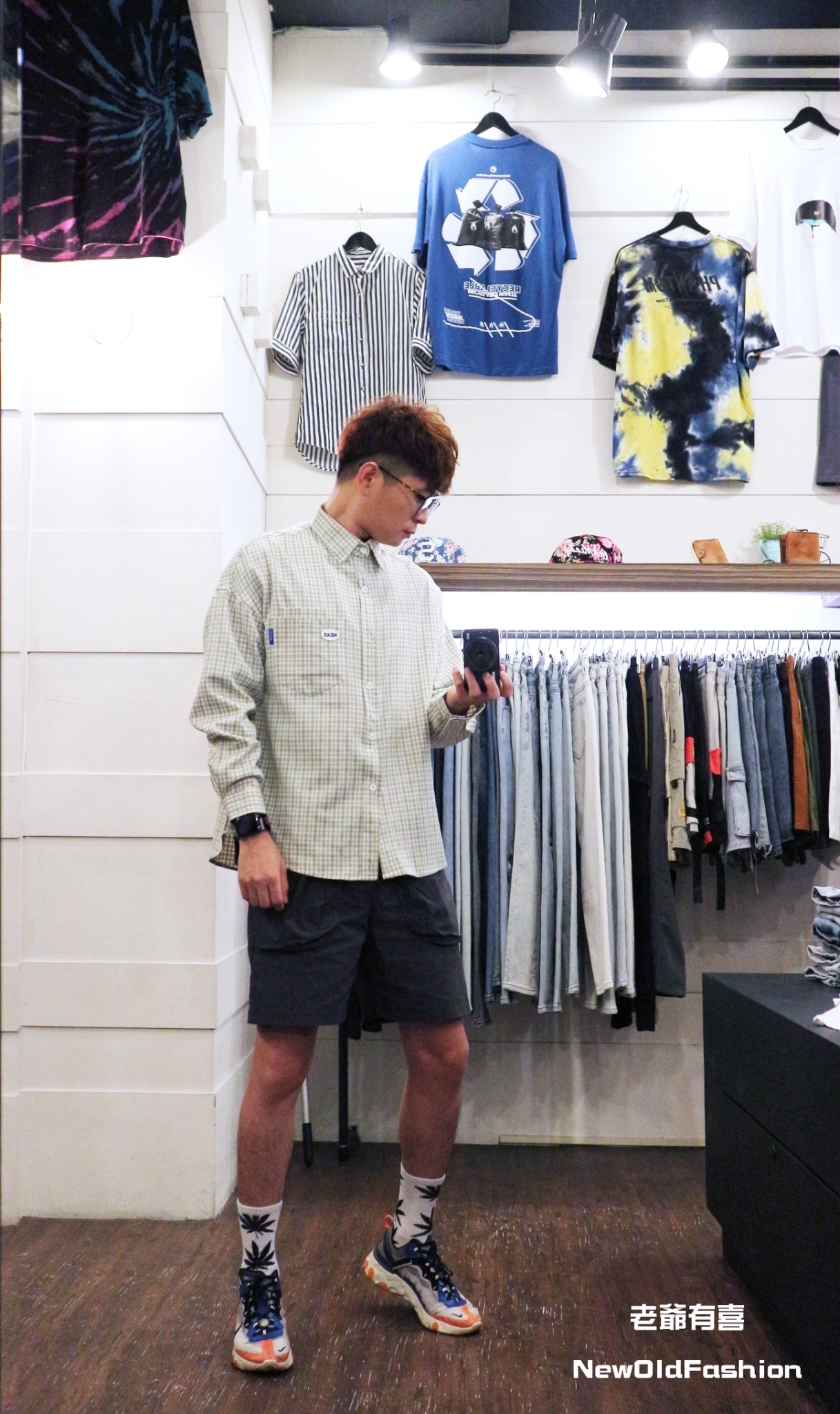 『新品上市』NEAS雙層口袋格紋襯衫(NOF2009C202)