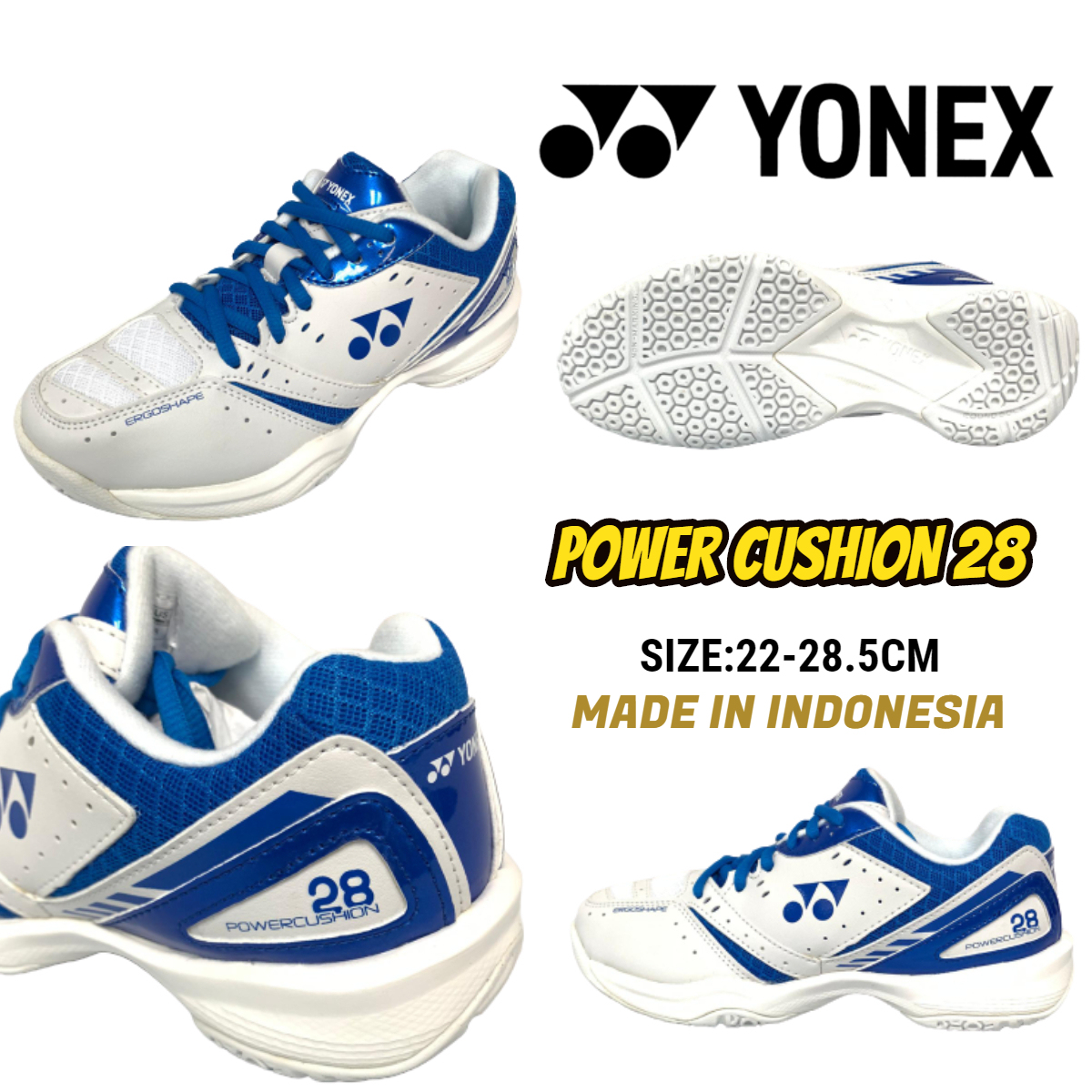 YONEX 羽毛球鞋 POWER CUSHION 28 女至男裝 YY002