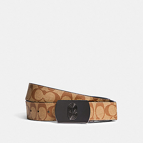 COACH 經典老花防刮皮革休閒帶