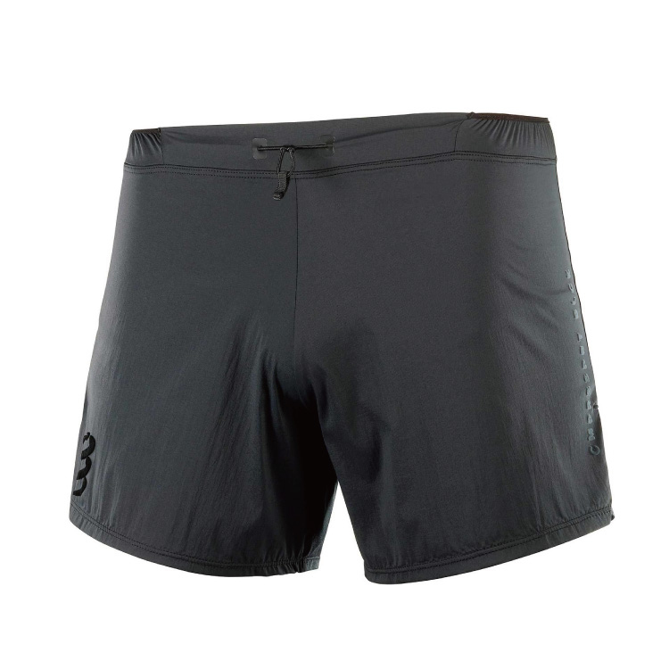 RUN｜COMPRESSPORT RACING SPLIT SHORT M - BLACK EDITION