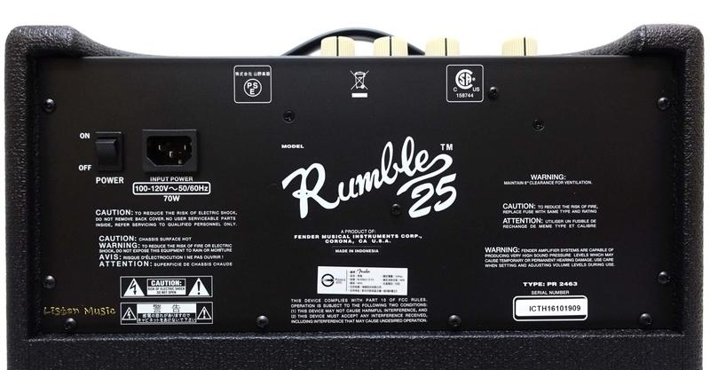 Fender Fender Rumble 25 V3 貝斯音箱 Bass Amp Combo 25瓦 公司貨 第 4 張圖片｜三峽吉他 / Bass