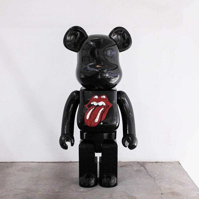 【車庫服飾】Bearbrick 1000% The Rolling Stones 混石舌頭熊