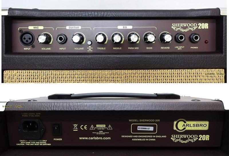 Carlsbro CARLSBRO SHERWOOD 20R 20瓦 木吉他音箱 民謠吉他音箱 公司貨 第 3 張圖片｜三峽吉他 / Bass