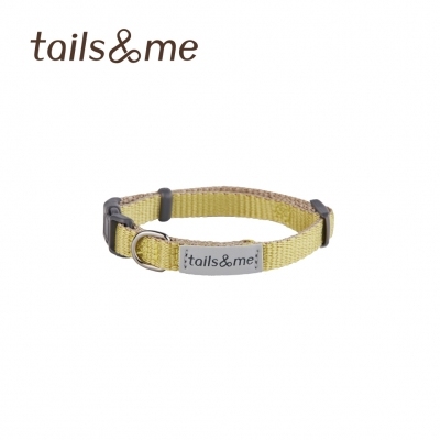 Tails & Me Cat Collar 尼龍貓用安全頸圈 檸黃卡其