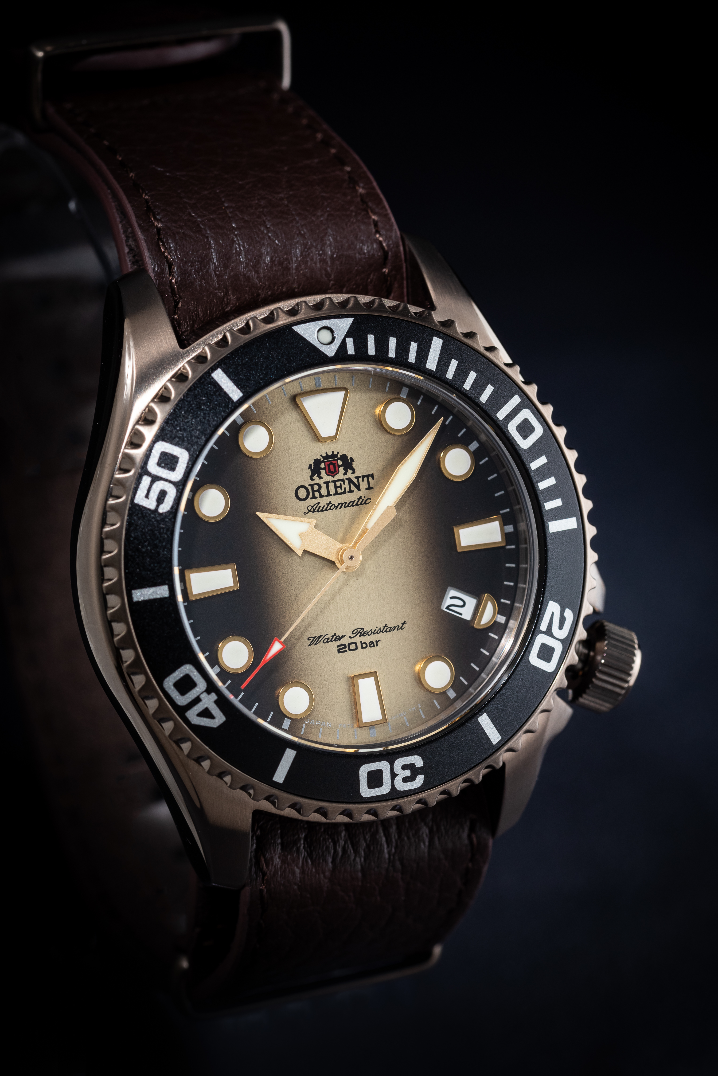 Diver - 200M Bronze PVD Case Gold Dial (Limited Edition)