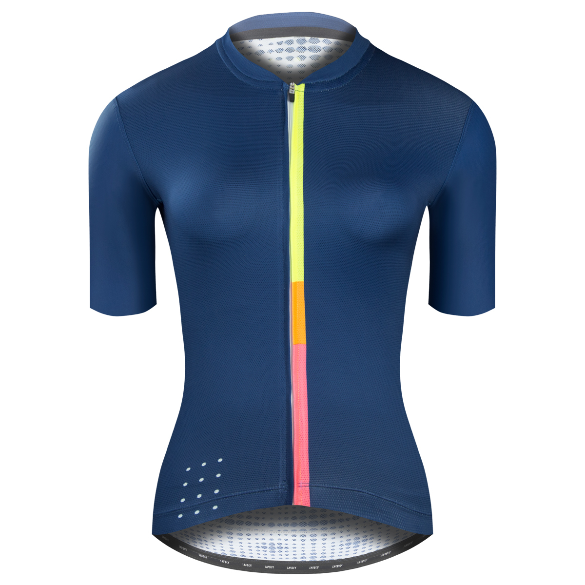 女款空力短車衣 湖水汎汎 藍