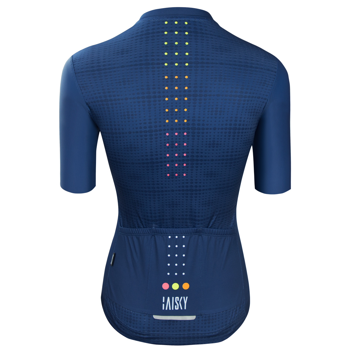 女款空力短車衣 湖水汎汎 藍