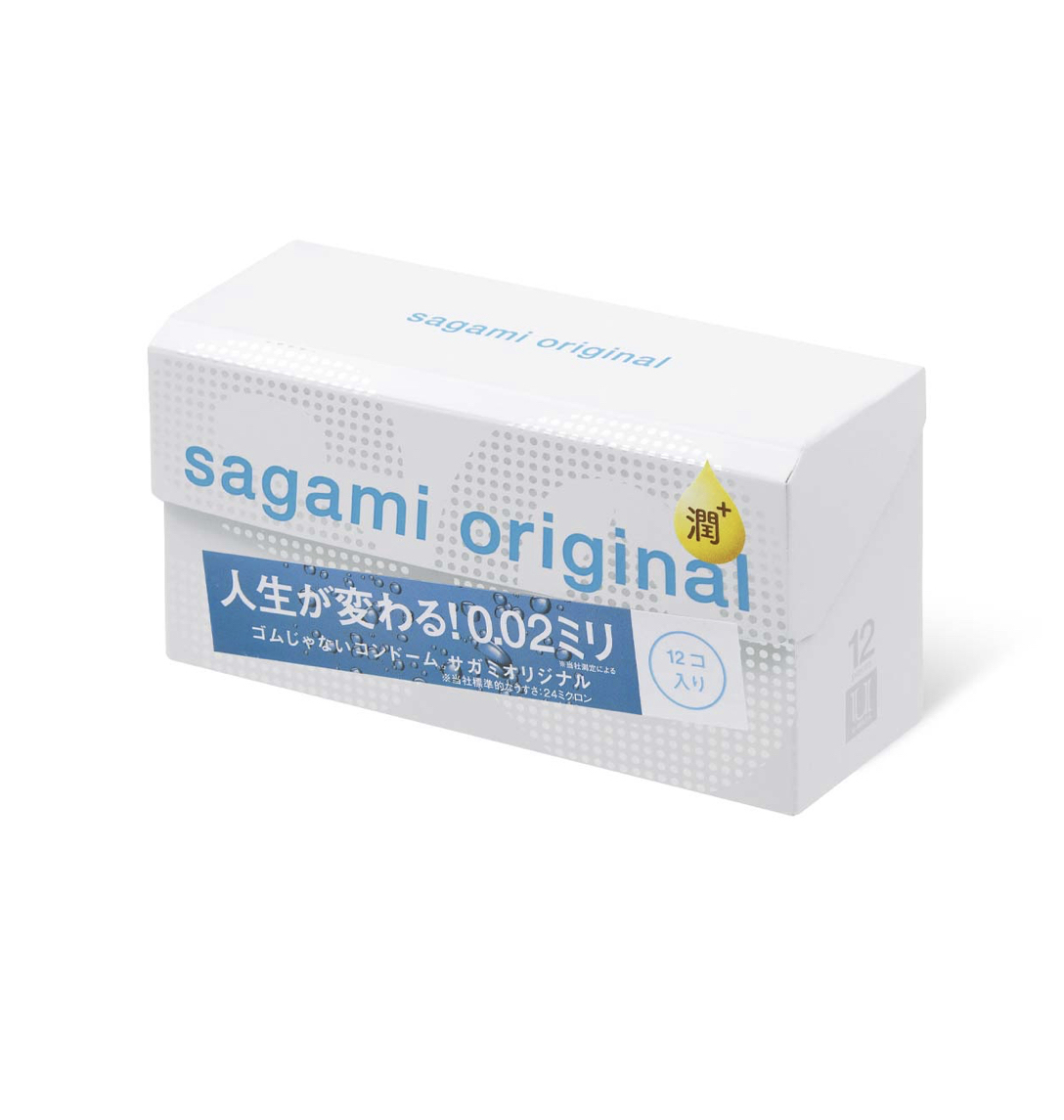 相模原創 0.02 極潤 (第二代) 12 片裝 PU 安全套