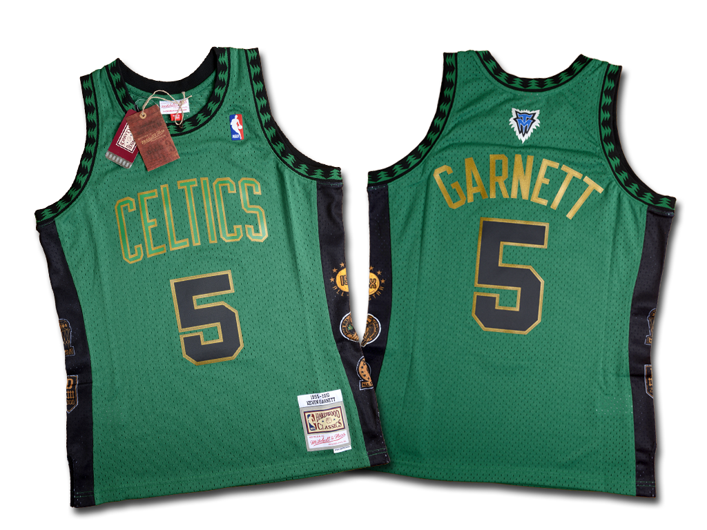 Mitchell & Ness Boston Celtics Kevin Garnett Hall Of Fame Swingman Jersey