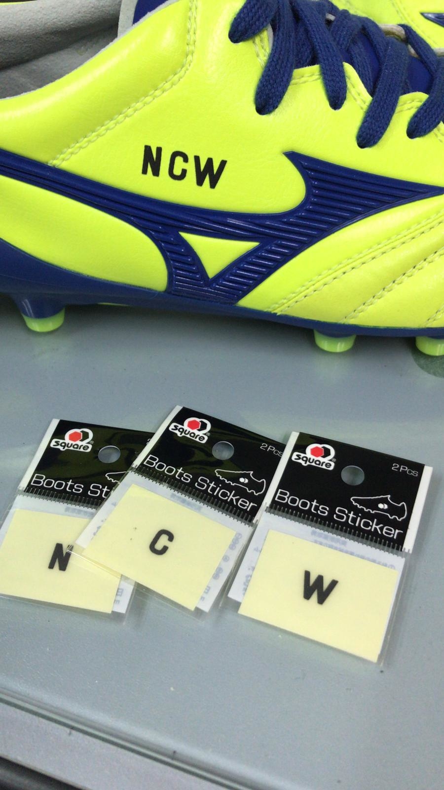 Square 日製 波鞋 3M 防水 防刮 貼紙 黑色/白色 英文字母 A-Z/數字 0-9