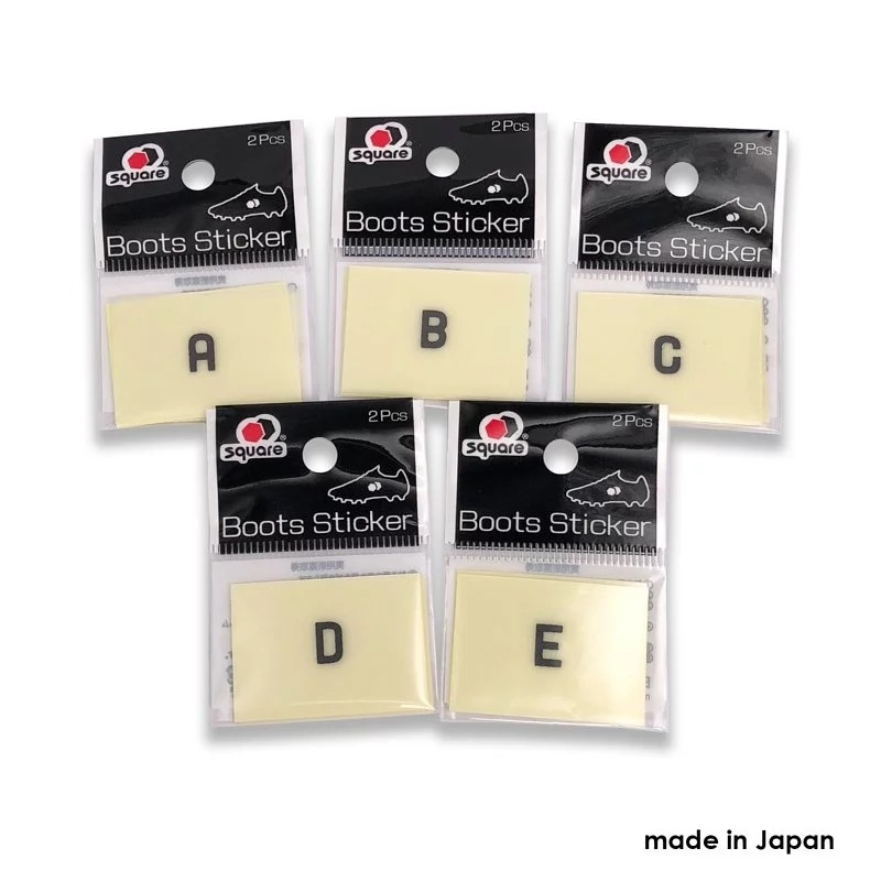 Square 日製 波鞋 3M 防水 防刮 貼紙 黑色/白色 英文字母 A-Z/數字 0-9