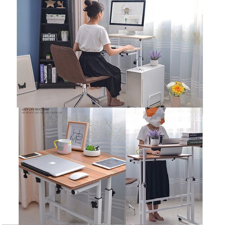 多功能站坐兩用升降電腦桌