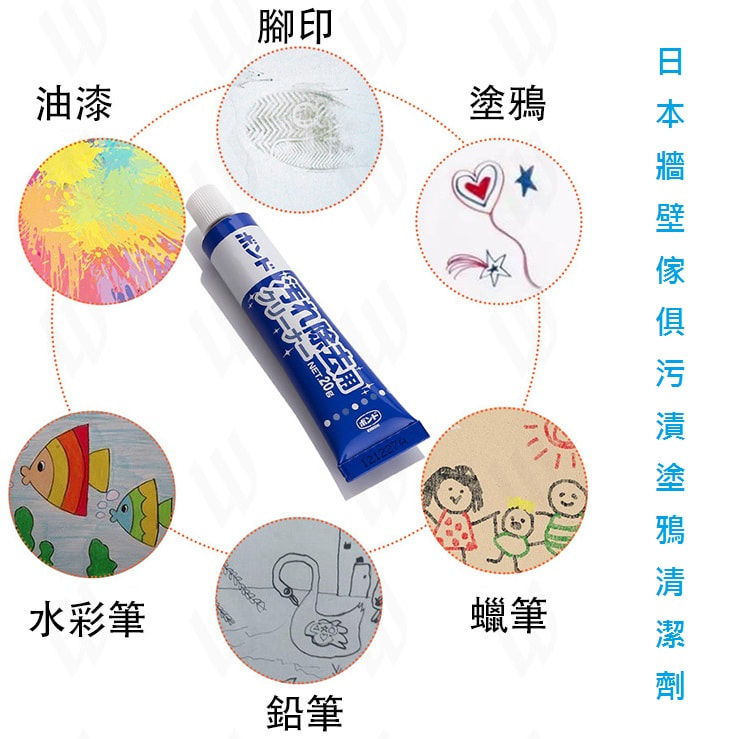 日本牆壁傢俱污漬塗鴉清潔劑(2支)