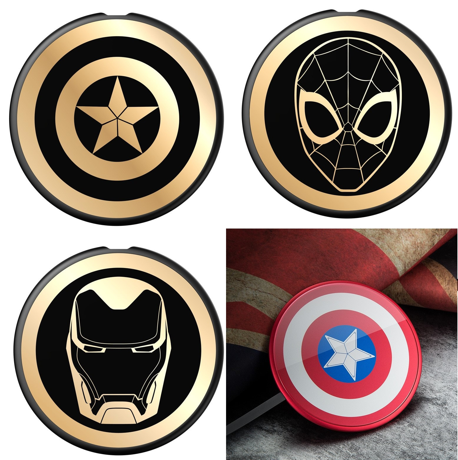 Avengers Marvel 10W 快速無線充電器(4款)