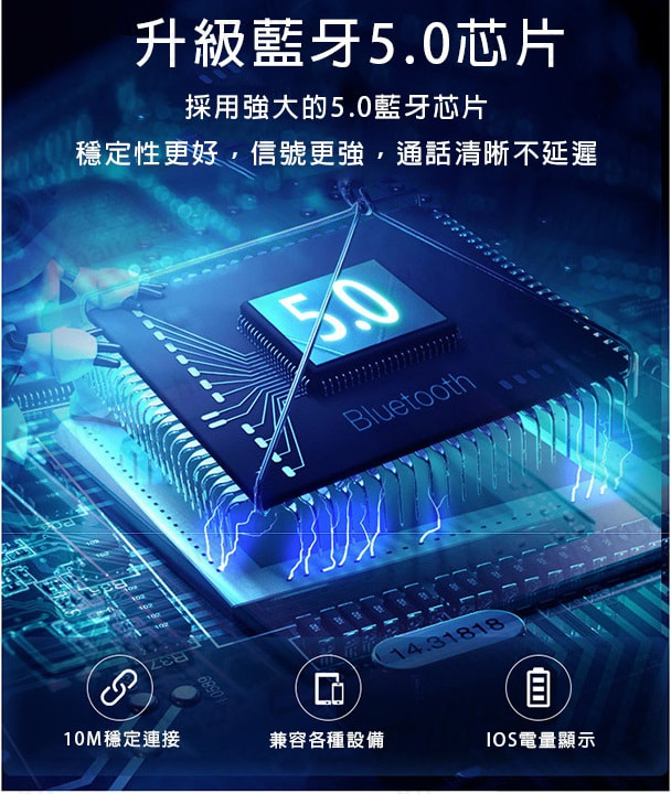 Blutoosos TWS 藍牙5.0耳機(4色)