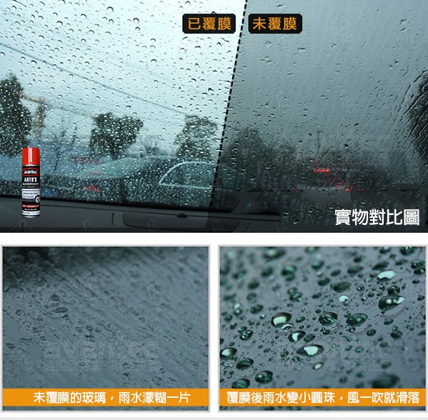 德國 Avantec 汽車玻璃後視鏡長效持久納米防雨覆膜劑