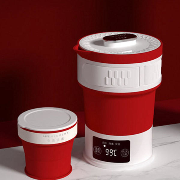 LIFE ELEMENT 全球電壓通用摺疊式旅行電熱水壺(香港三腳插)(免費送摺疊式旅行水杯及環球旅行轉插)