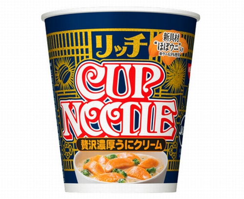 日本限定人氣口味！高級食材豪華系列：豪華濃厚海膽杯麵