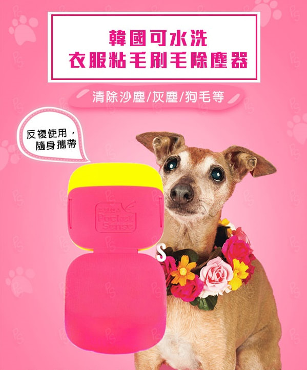 韓國可水洗衣服粘毛刷毛除塵器