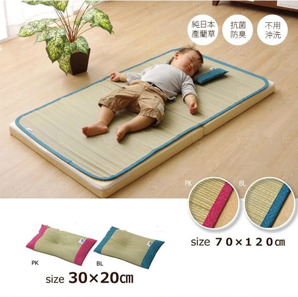 日本製 IKEHIKO 夏日涼感枕頭草蓆