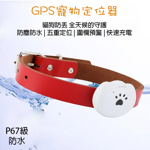 迷你 GPS 寵物定位頸圈防丟器