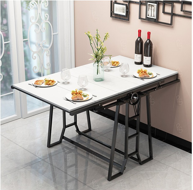 多功能變形書架餐桌