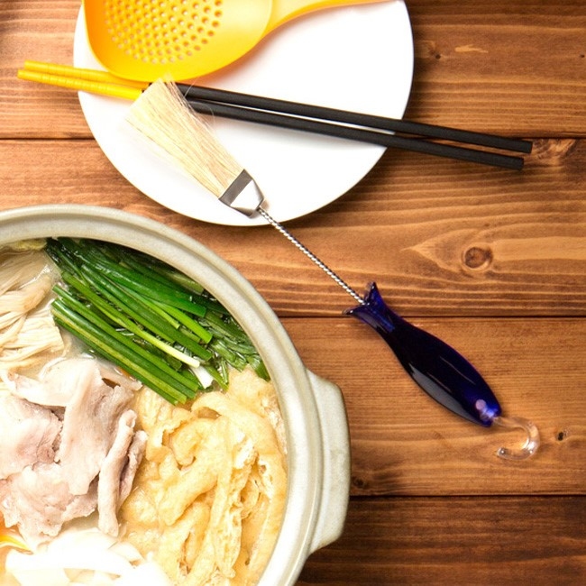 日本製 MARNA 100%馬毛天然吸油吸泡沫掃