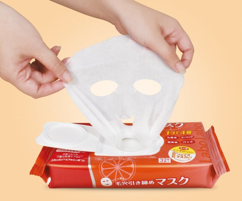 日本 LABO LABO毛孔收縮水早安面膜 32片
