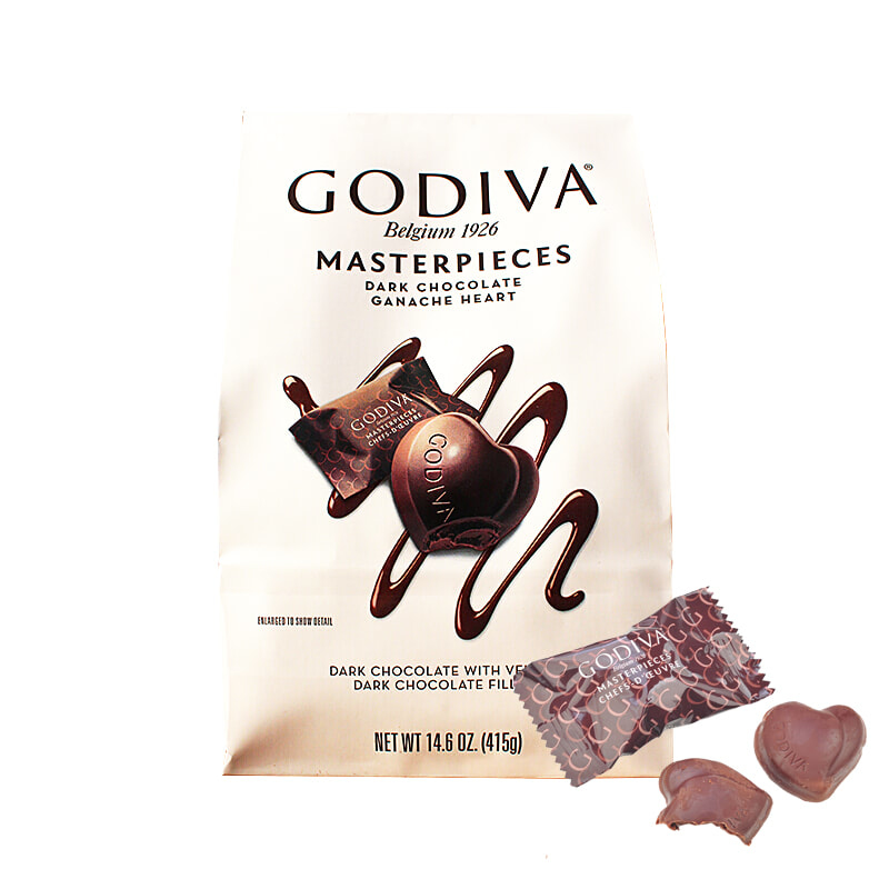 Godiva Masterpieces 心形黑巧克力 415克 (獨立包裝)