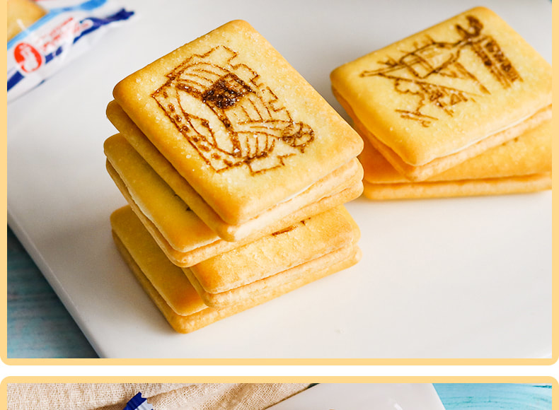 日本進Takara 橫濱風景素描雲尼拿奶油夾心曲奇129g