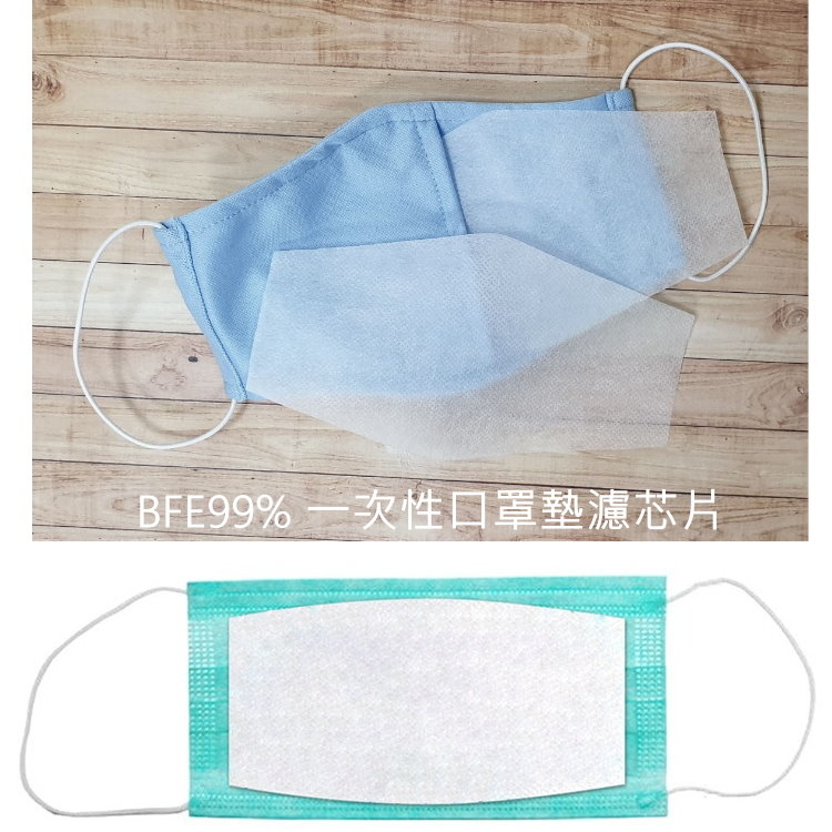 BFE99% 一次性口罩墊濾芯片(80片)