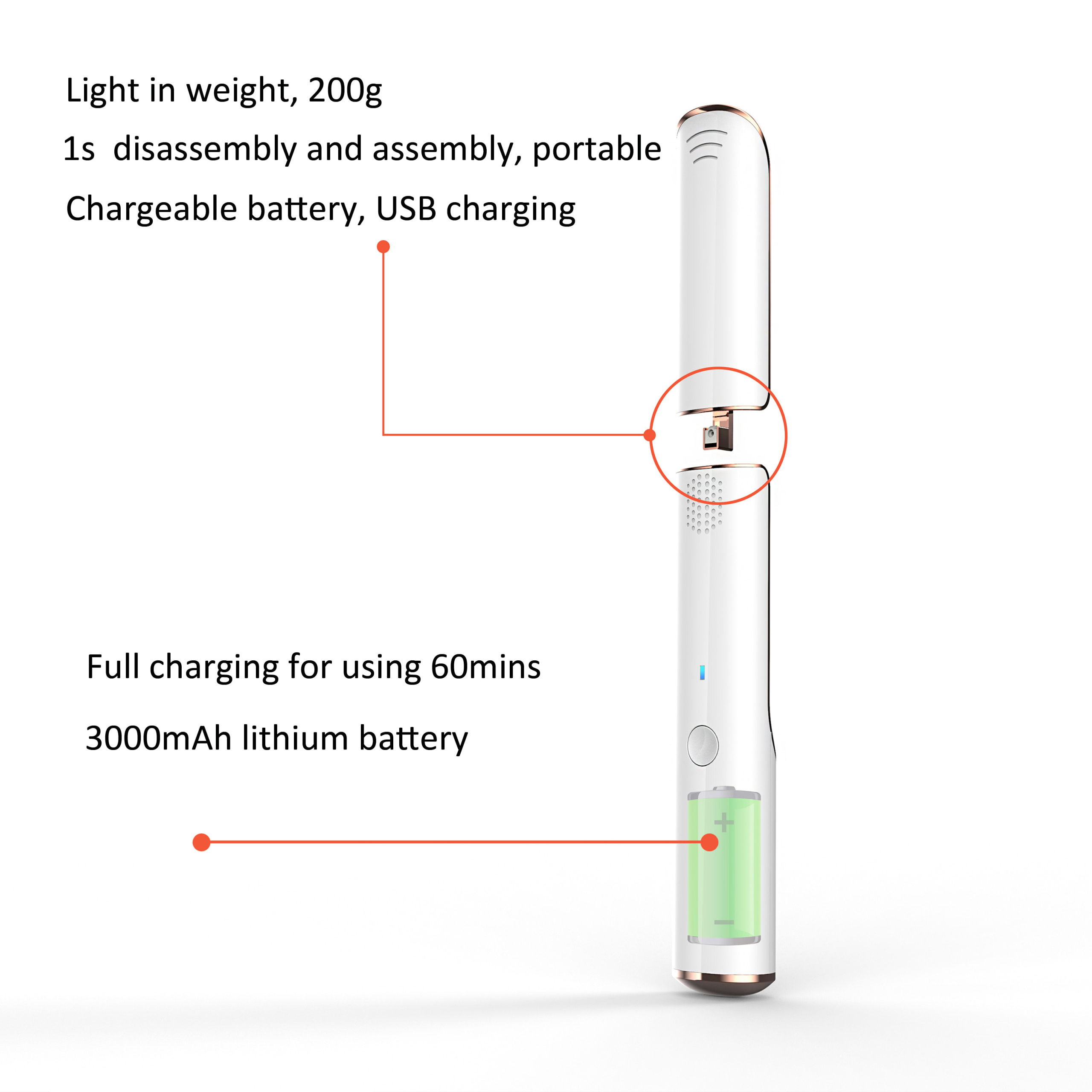 韓國進口LED UV燈紫外線隨身消毒棒