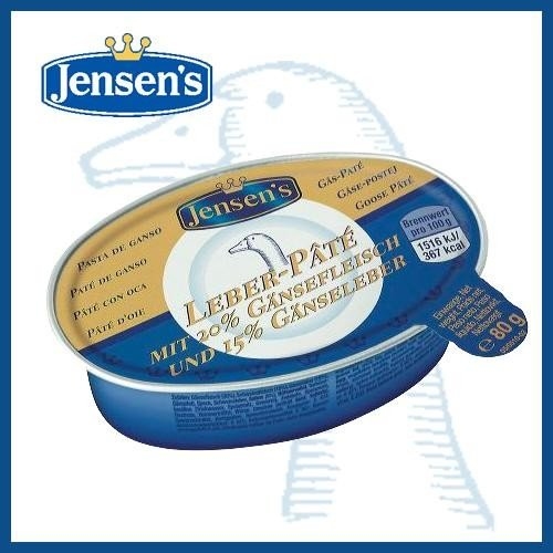 德國Jensen's 松露鵝肝醬80g