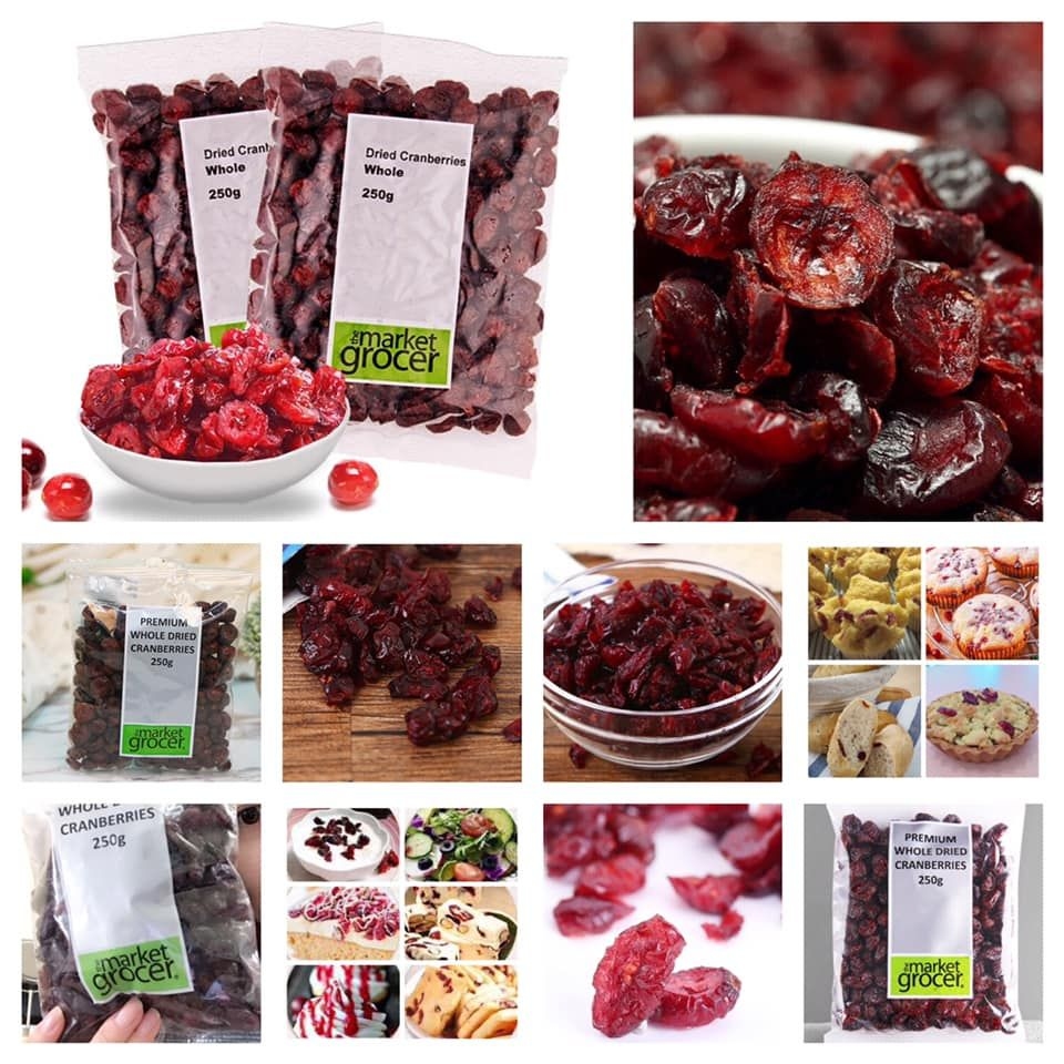 澳洲 The Market Grocer 天然蔓越莓乾250g