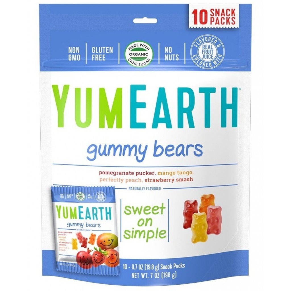YumEarth 天然果汁熊仔軟糖(10小包裝)